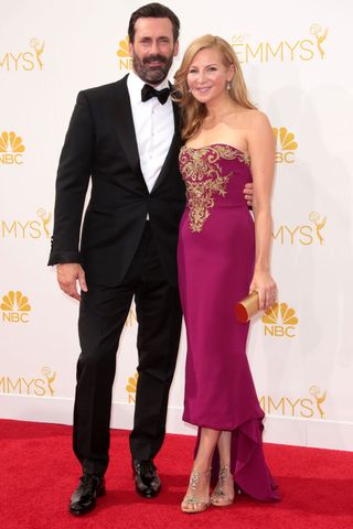 Jon Hamm & Jennifer Westfeldt Emmys 2014