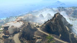 The new Warzone Caldera map with a bunker and islands