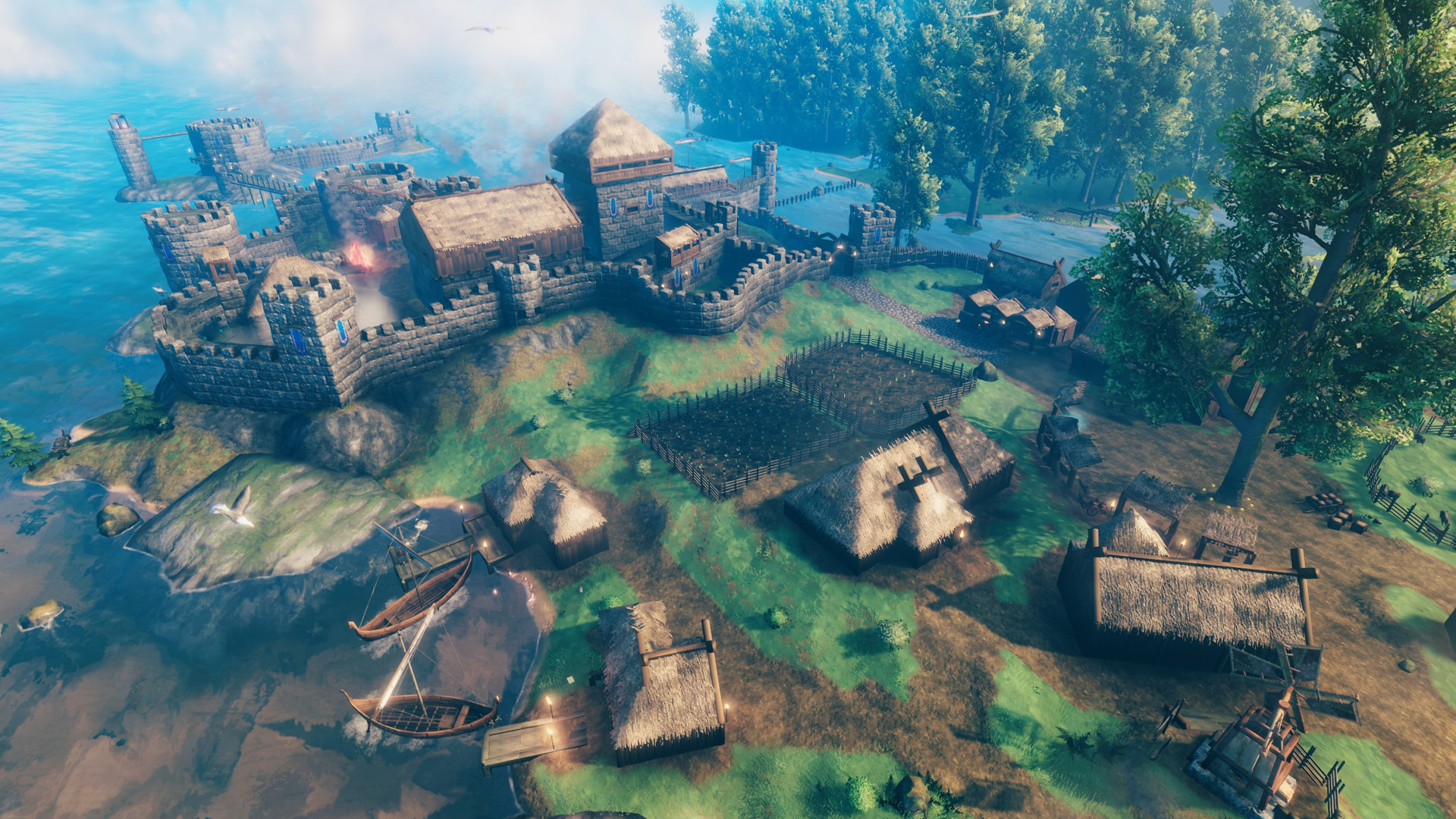 A large structure in Valheim