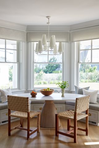 Breakfast dining nook, banquette kitchen seating