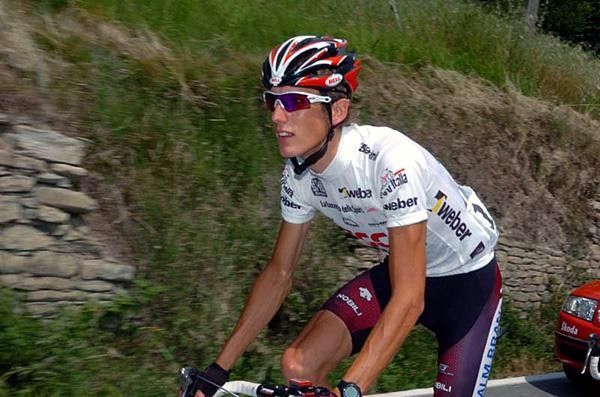 Andy Schleck (Team CSC) rides