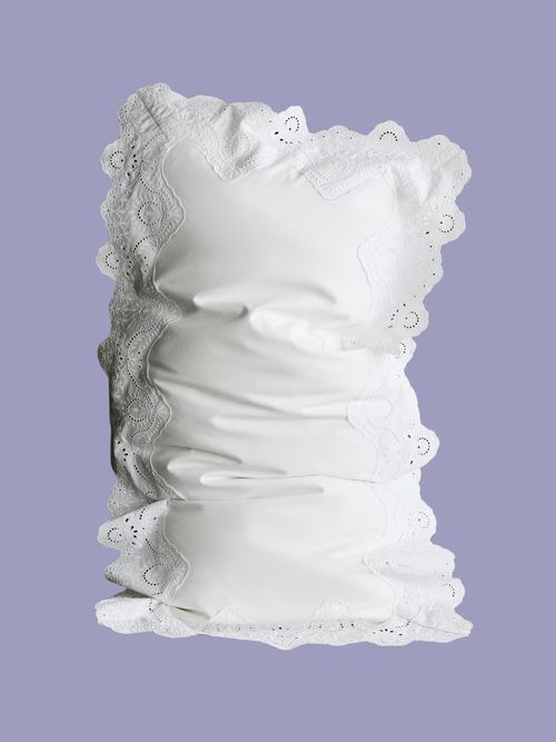 Lace-Trimmed Pillowcase