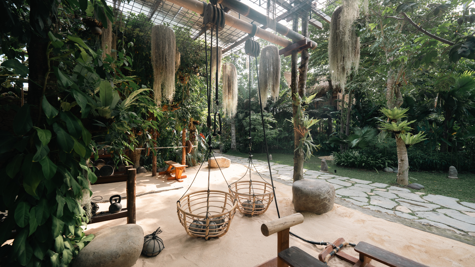 Jungle gym at The Seed, Bali