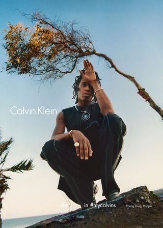 Young Thug, Calvin Klein AW16 Ad Campaign