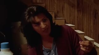 Charmaine Bucco yelling at someone off screen in The Sopranos