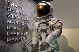 Neil Armstrong's Apollo 11 spacesuit is now back on display at the National Air and Space Museum in Washington, D.C., after 13 years being off exhibit to be preserved and conserved.