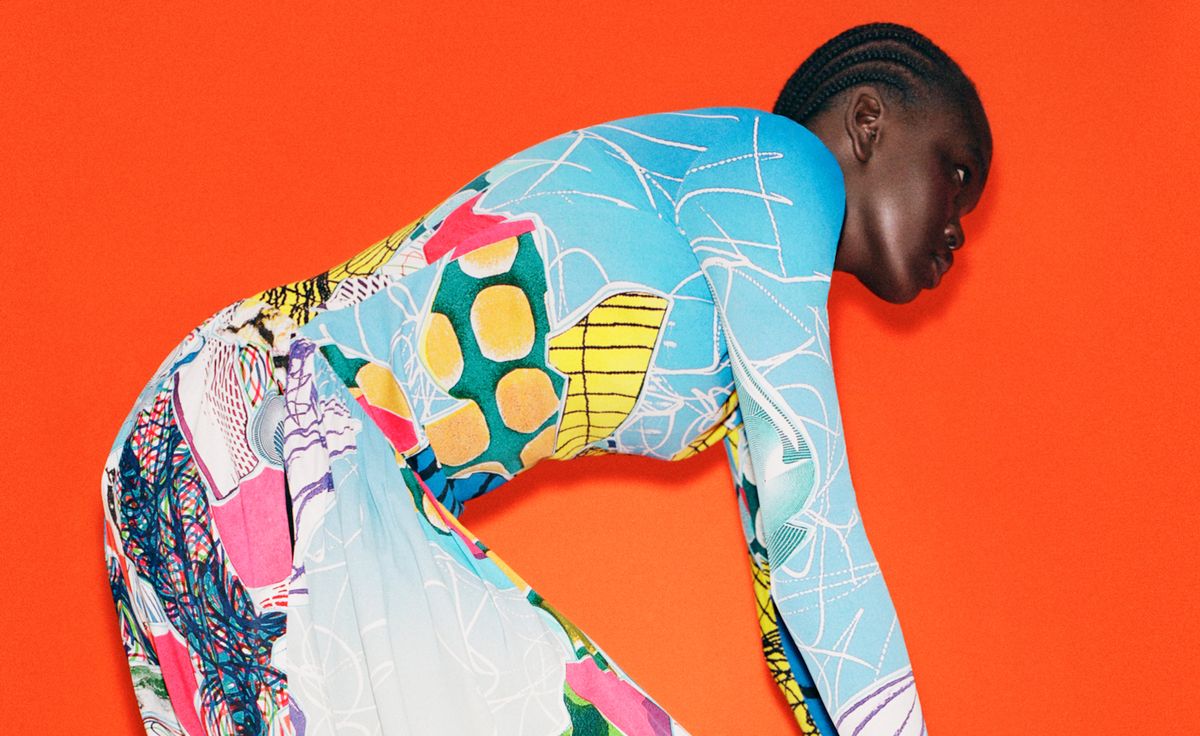 Stella McCartney reimagines Frank Stella’s artworks for AW22 | Wallpaper