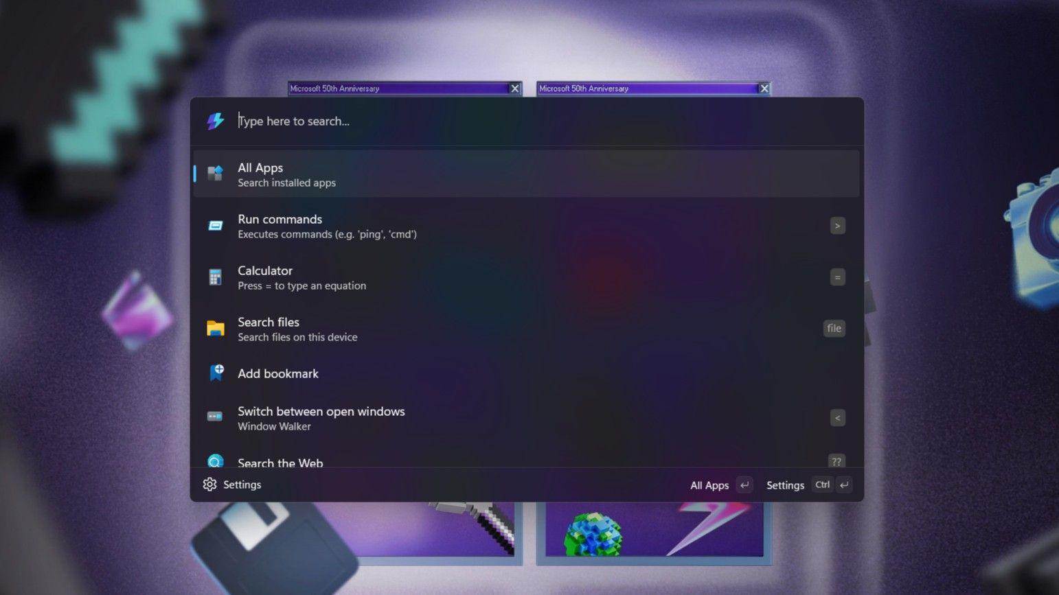Die PowerToys-Befehlspalette ist bereits besser als die Windows-Suche – ...