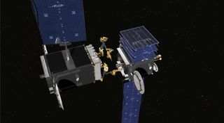 SSL robotic arms on satellite repair conception