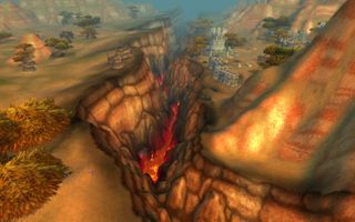 Entire zones like the Barrens were devastated by Deathwing's sundering of Azeroth.