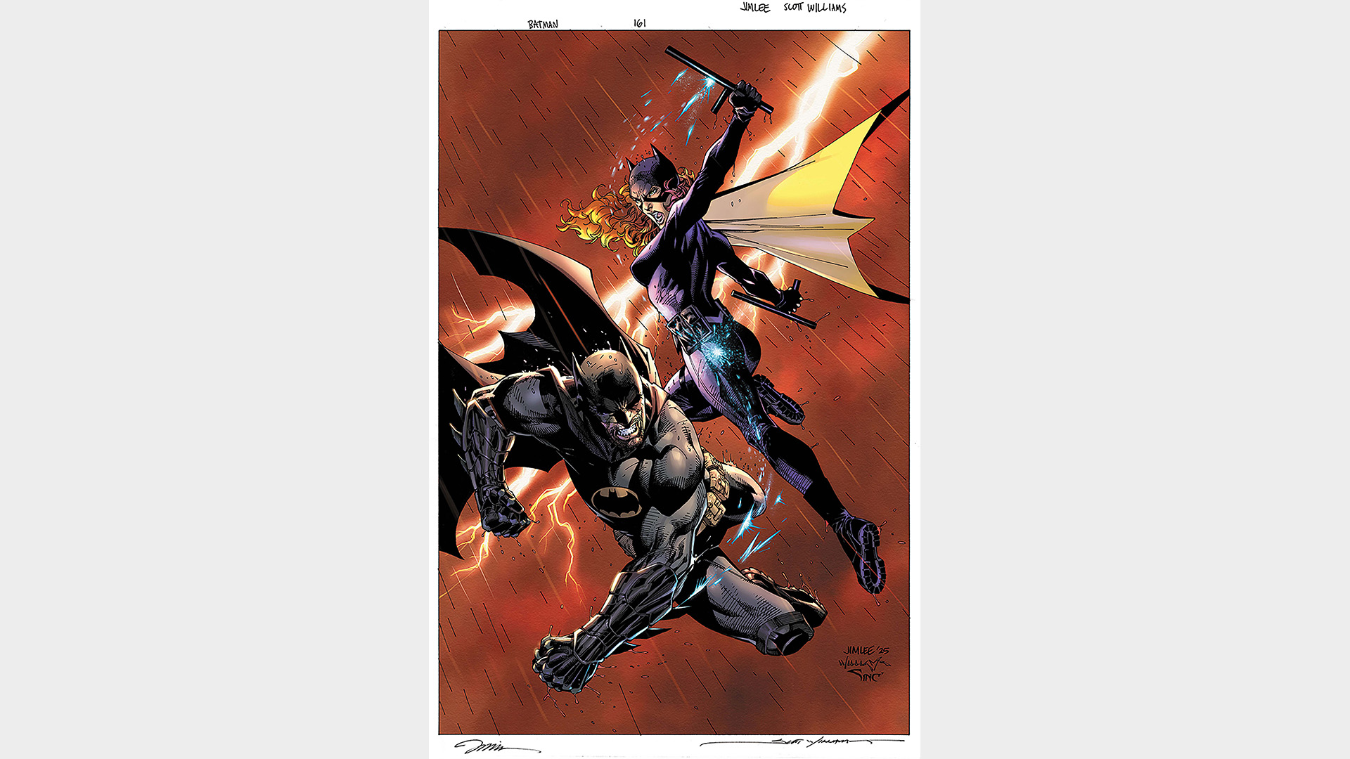 Jim Lee and Scott Williams' main cover for Batman #161.