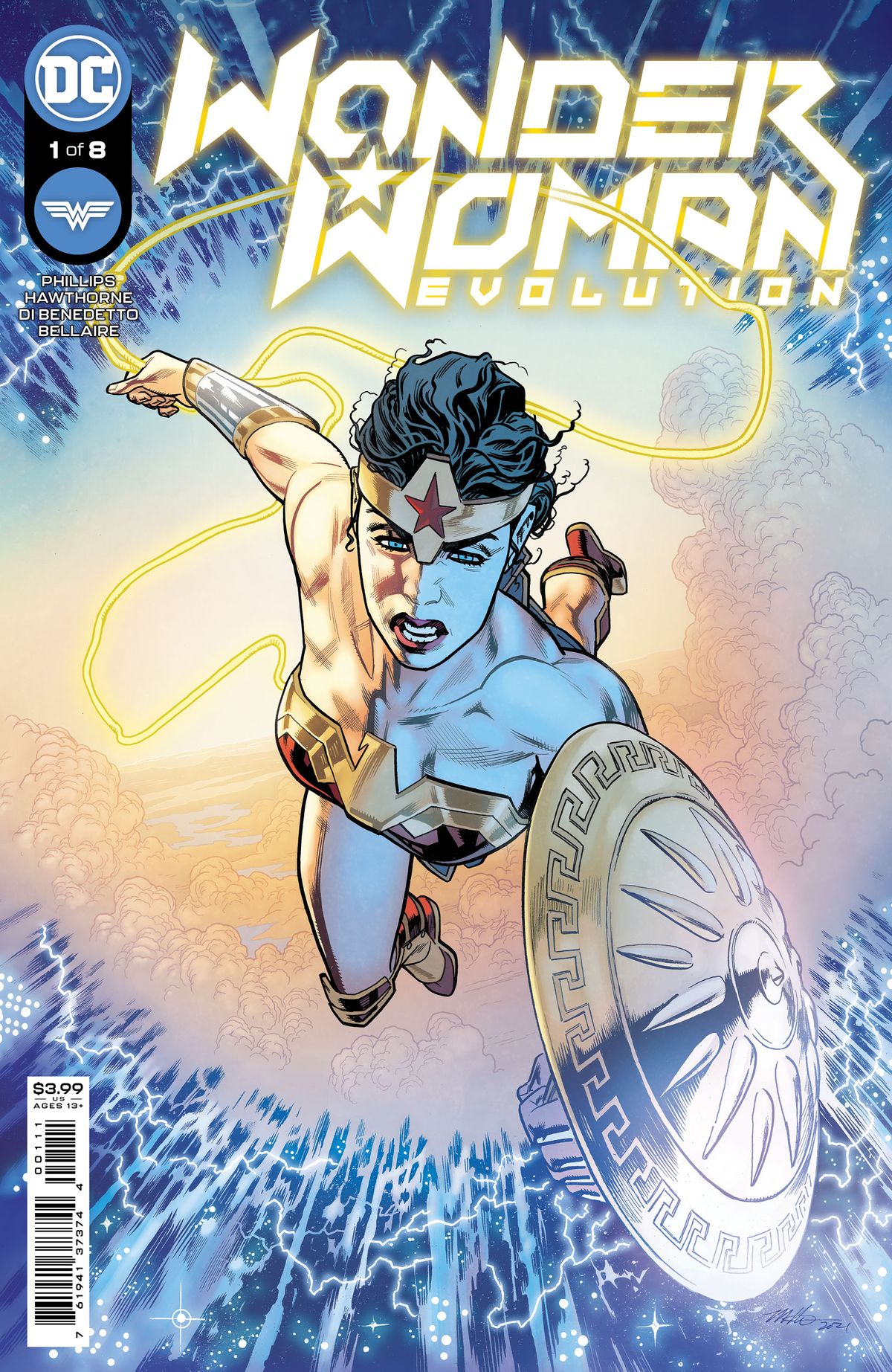 Wonder Woman: Evolution #1 cover process