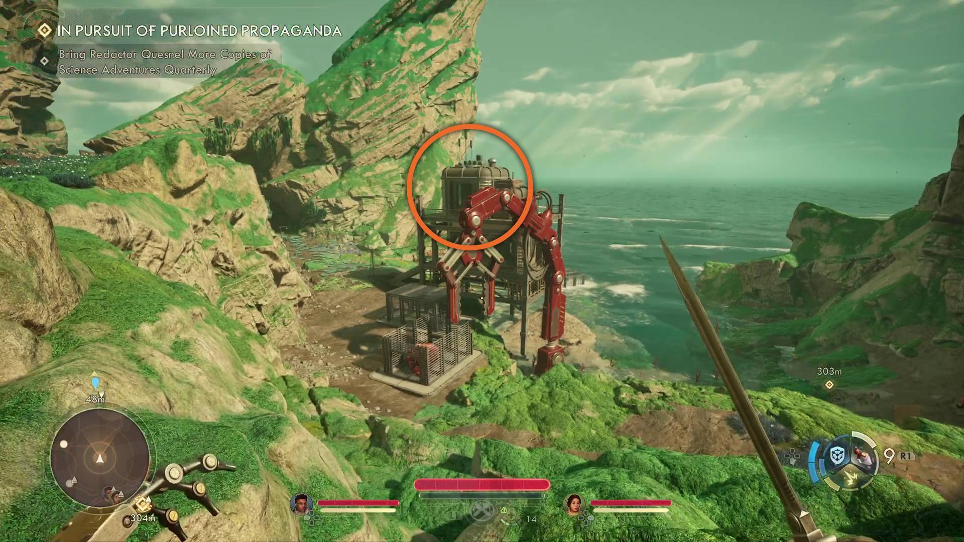 The Outer Worlds 2 In Pursuit of Purloined Propaganda volume 8 in crabbing tower