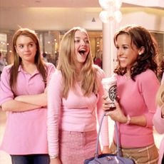 Lindsay Lohan, Amanda Seyfried, Lacey Chabert and Rachel McAdams star in Mean Girls