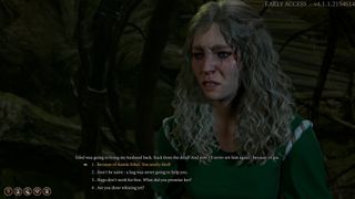 Dialogue with Mayrina in Baldur's Gate 3