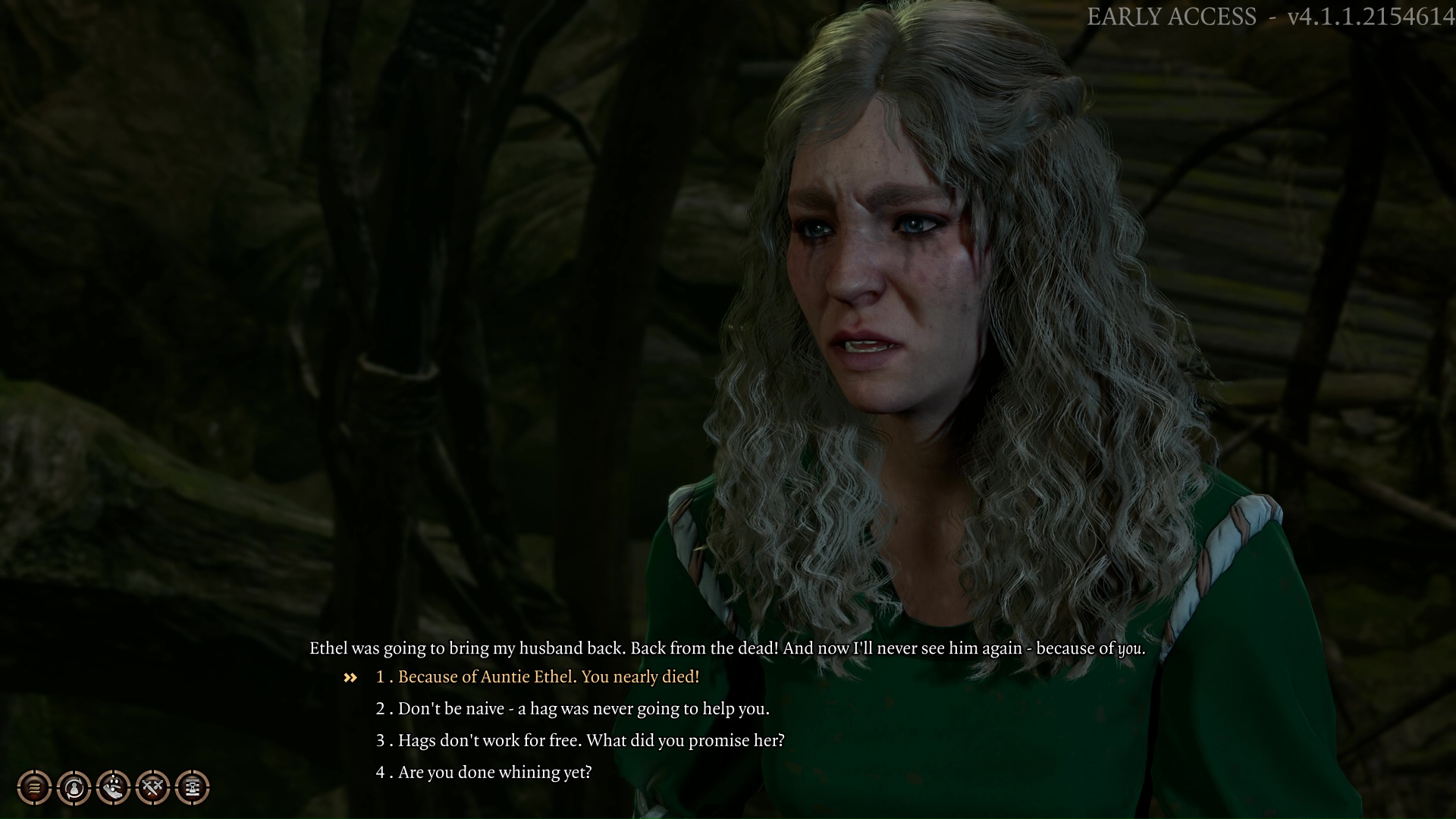 Dialog z Mayriną w Baldur's Gate 3