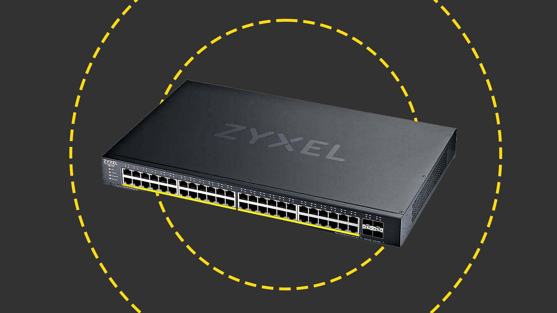 The Zyxel XGS1935 on the ITPro background