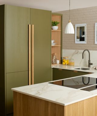 Small kitchen in a U-shaped layout