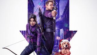 An official poster for Marvel Studios' Hawkeye TV show on Disney Plus
