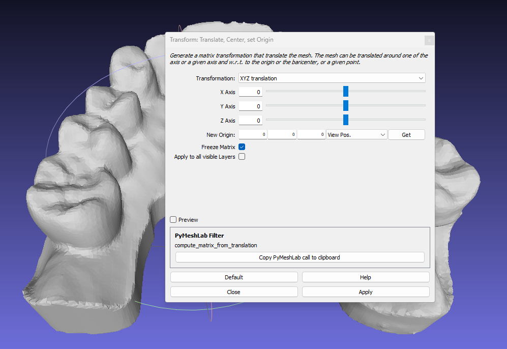 Repair STL Files in MeshLab