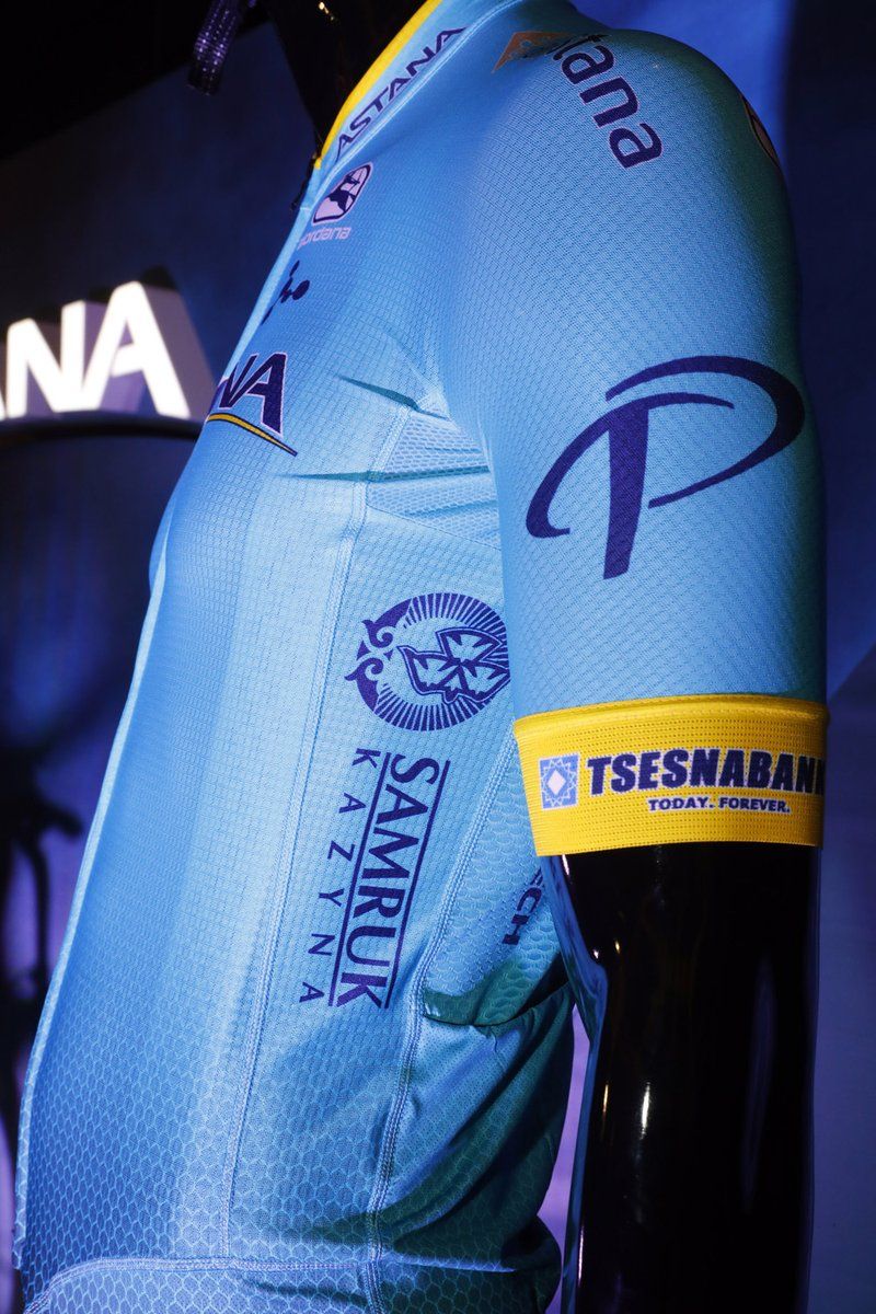 The 2018 Astana jersey