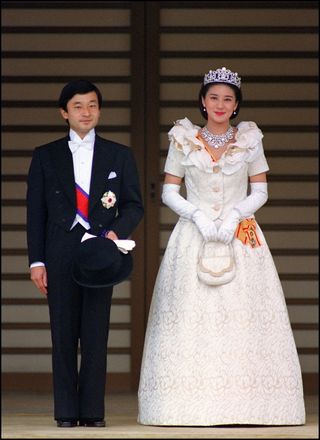 royal wedding dresses Crown Princess Masako