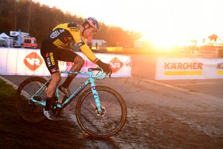 Van Aert admits he'd hoped for better at Superprestige Boom