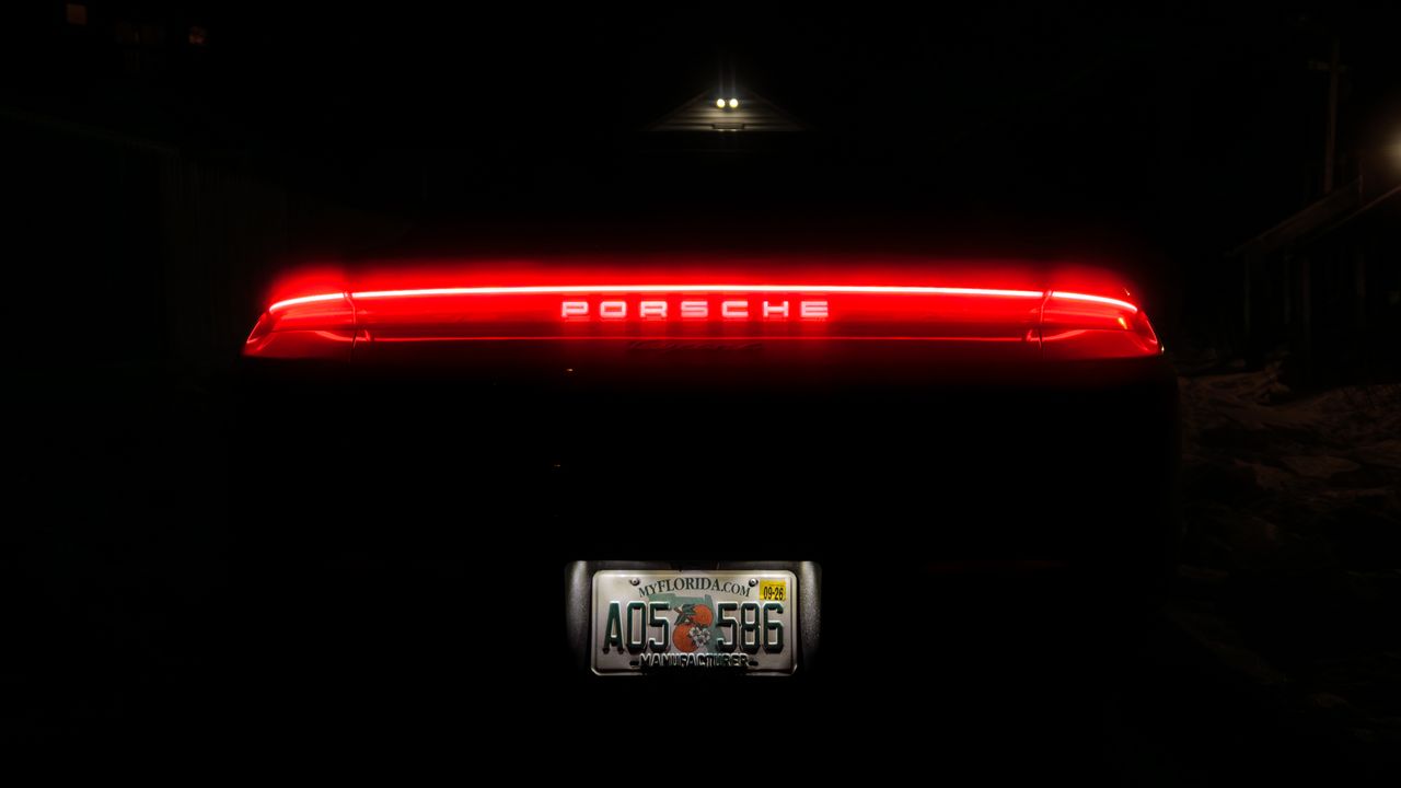 2025 Porsche Taycan test drive.