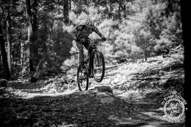 Jeremiah Bishop (Sho-Air/Cannondale) en route to winning stage 6 of the Trans-Sylvania Epic