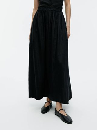 Maxi Linen Skirt