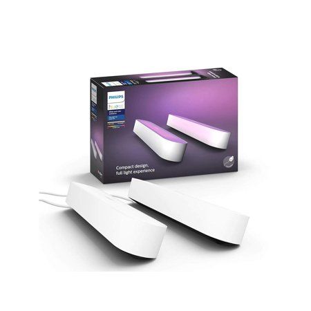 Play LED Light Bar (2 pack), White and color ambiance &mdash; white casing