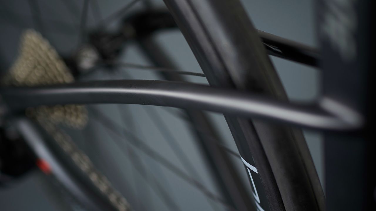 Curved seatstays for increased comfort