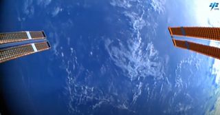 Several cameras aboard the Chinese space station have captured new views of Earth.
