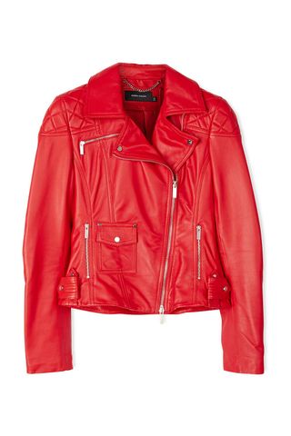 KAREN MILLEN Leather Biker Jacket, £425