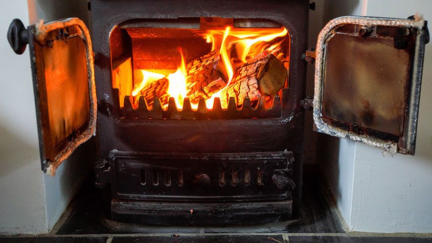 Wood burning stove 