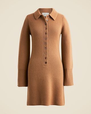 Spring Street Cashmere Polo Sweater-Dress