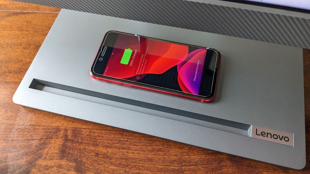 Lenovo IdeaCentre AIO5i 27 wireless charging station
