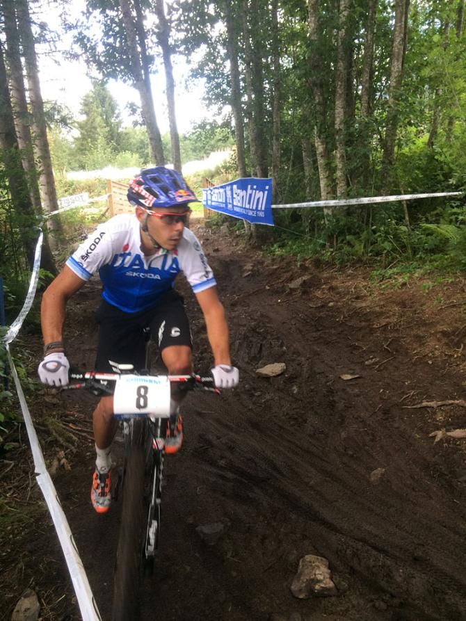 Marco Fontana in training