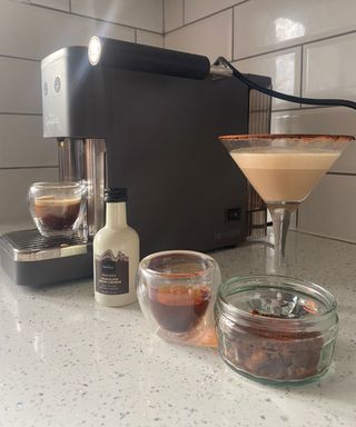 Making a Hotel Chocolat Mocha Soother using The Hotel Chocolat Podster machine