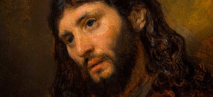 Rembrandt’s Study of the Head and Clasped Hands of a Young Man as Christ in Prayer