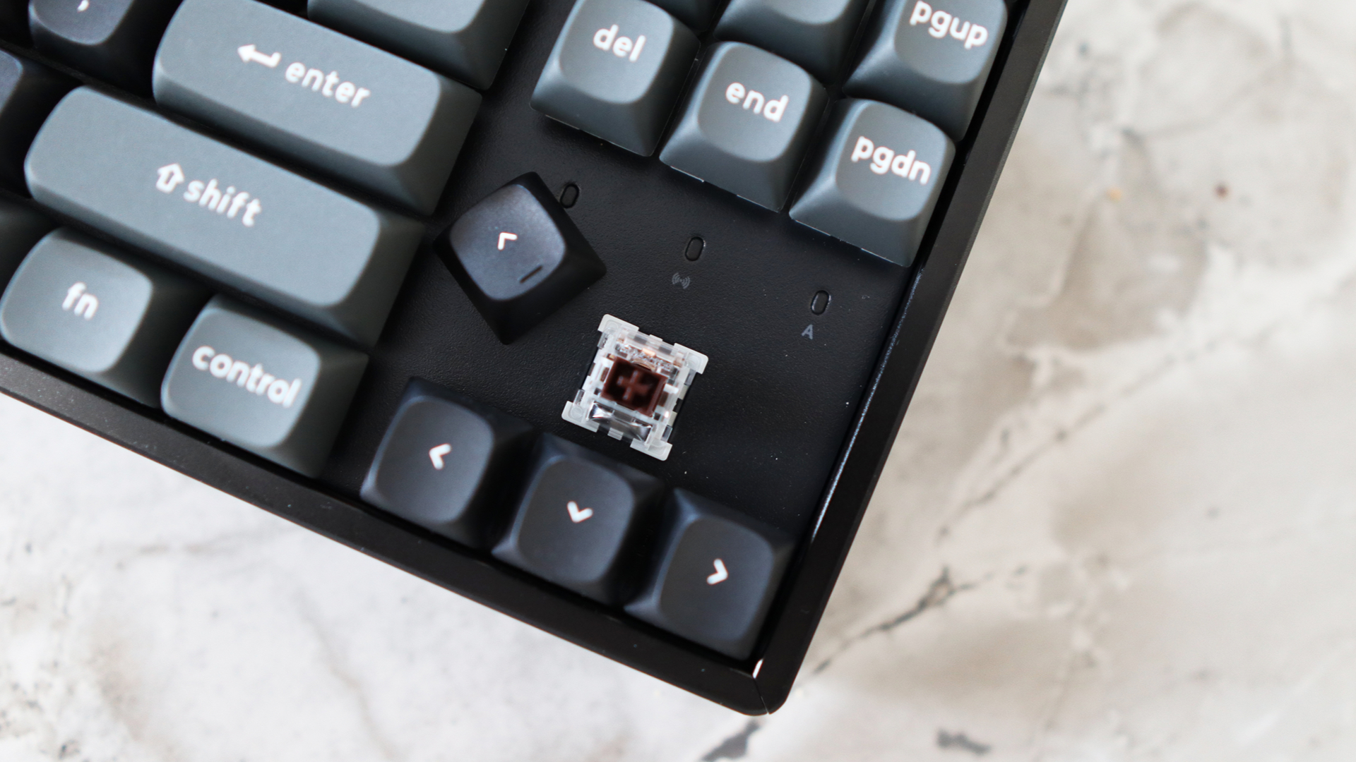 The Keychron K8 Ultra 8K on a table.