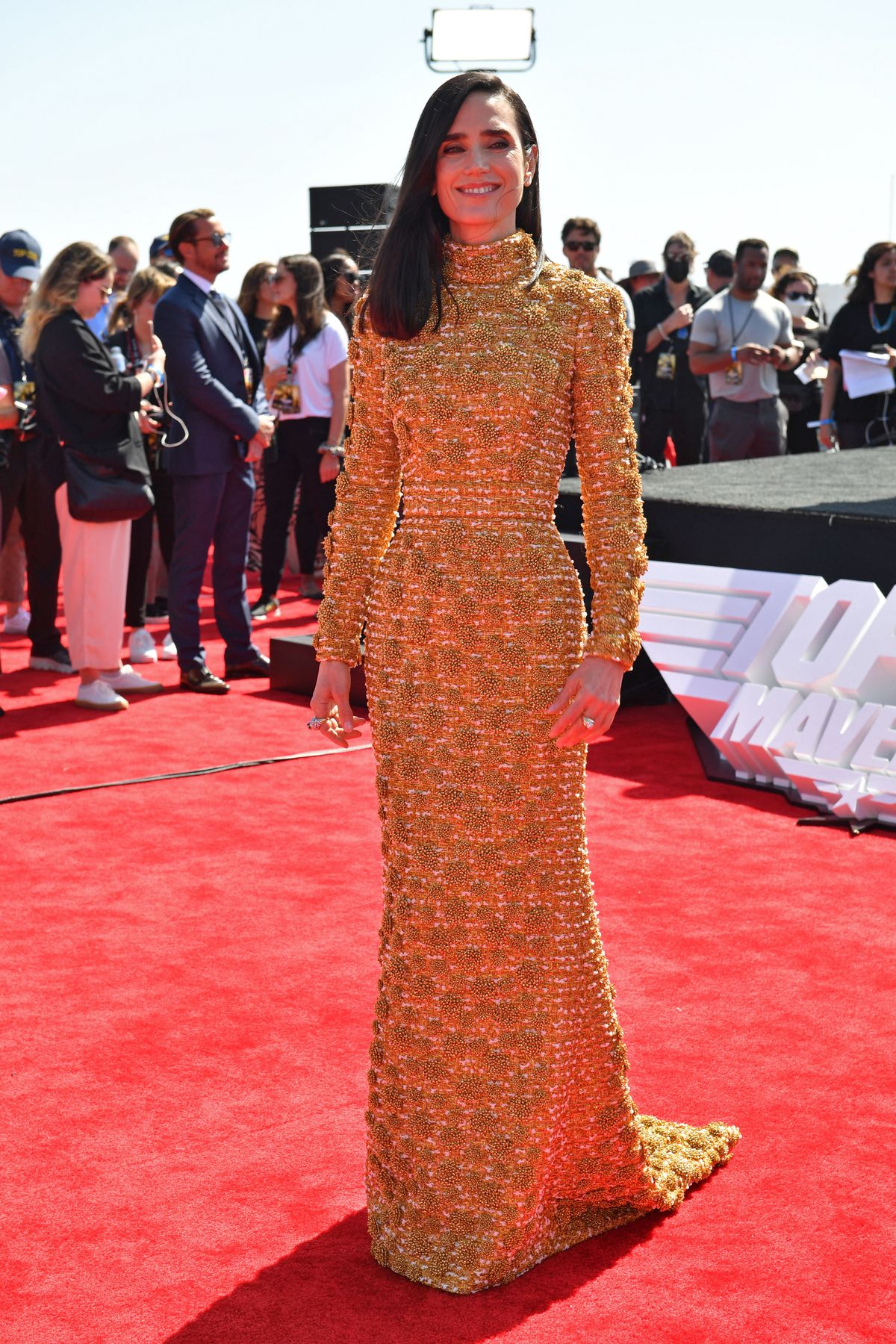 Jennifer Connelly at the Top Gun: Maverick global premiere