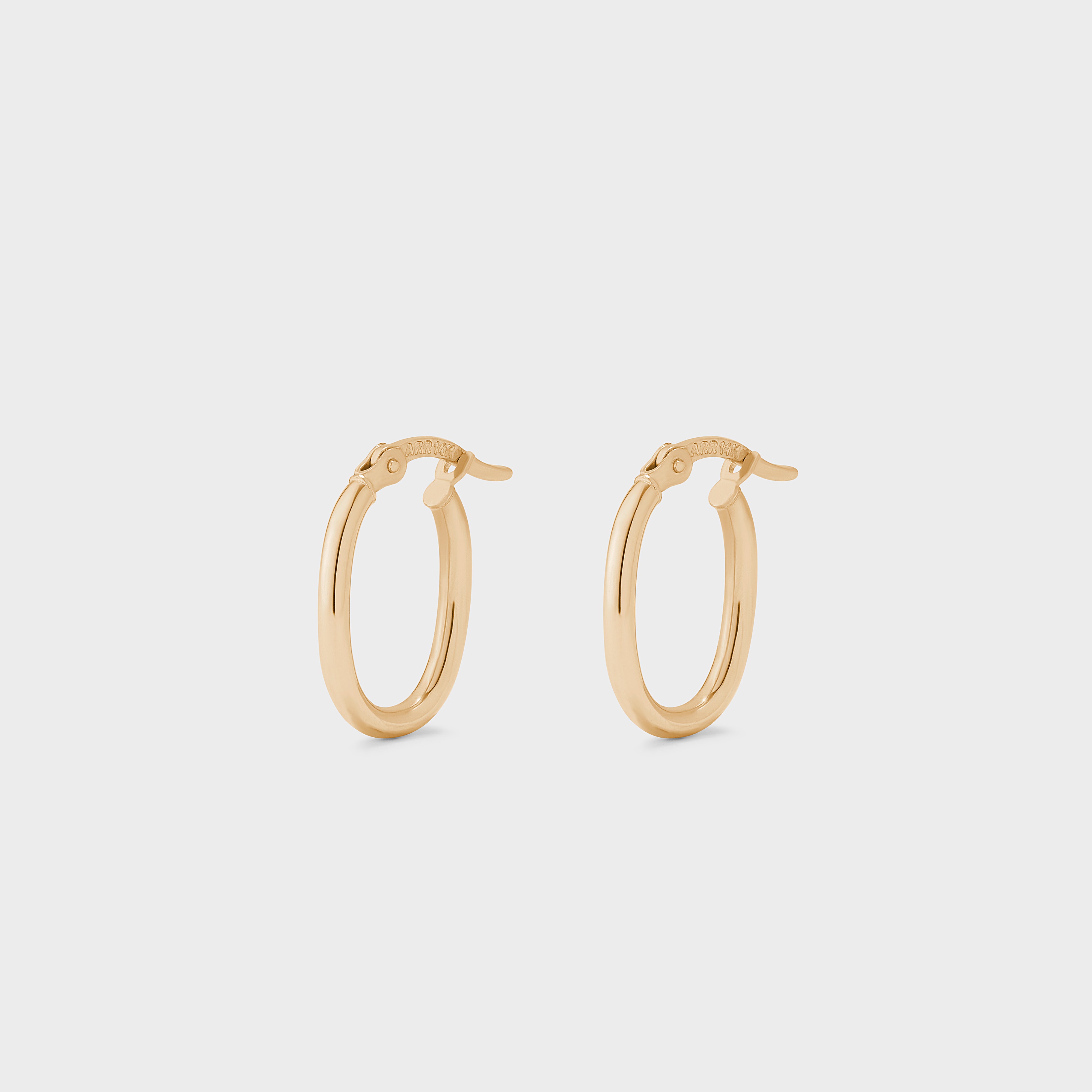 Oval Gold Hoops