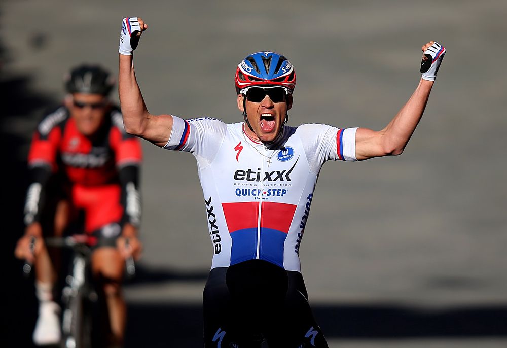 Zdenek Stybar (Etixx-Quickstep) wins the 2015 Strade Bianche