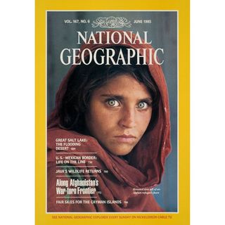 National Geographic, June 1985: ‘Afghan Girl’ by Steve McCurry