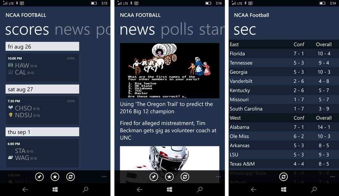 Best Windows 10 apps for the College Football Fan Windows Central