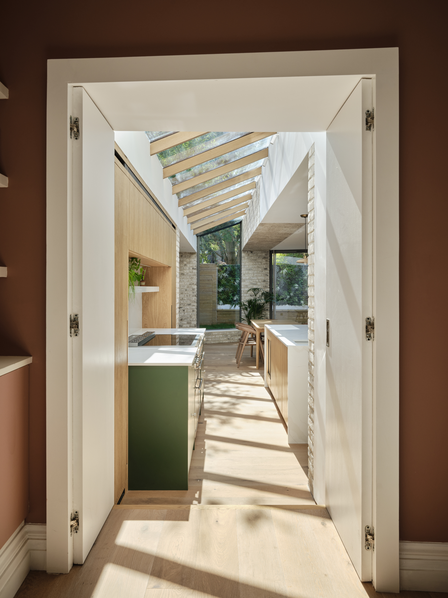 The new extension seen from the original house