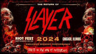 Slater Admat fior Riot Fest 2024