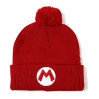 Super Mario Bros Red Knit Beanie