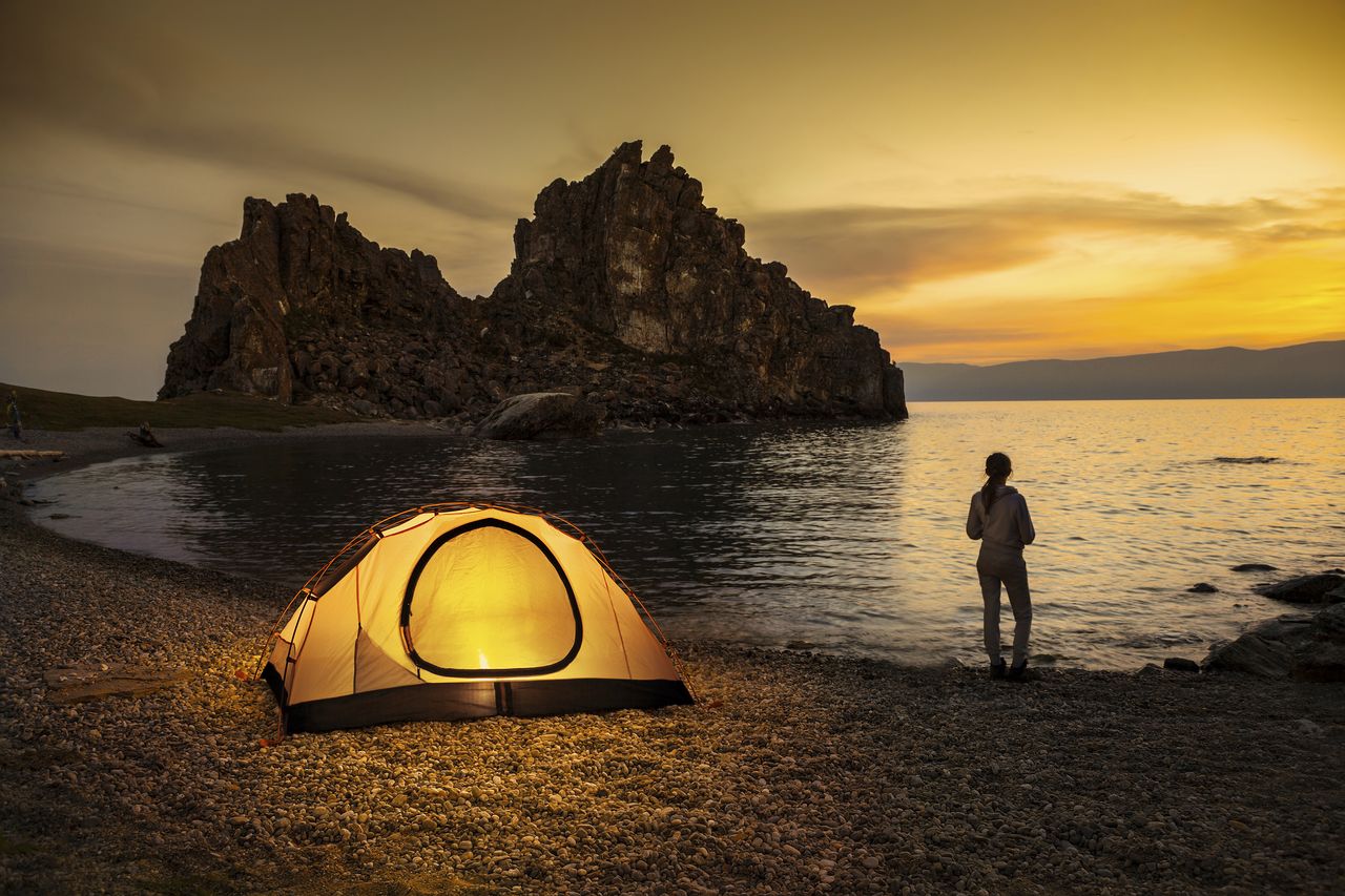 A luxurious camping experience is within reach.